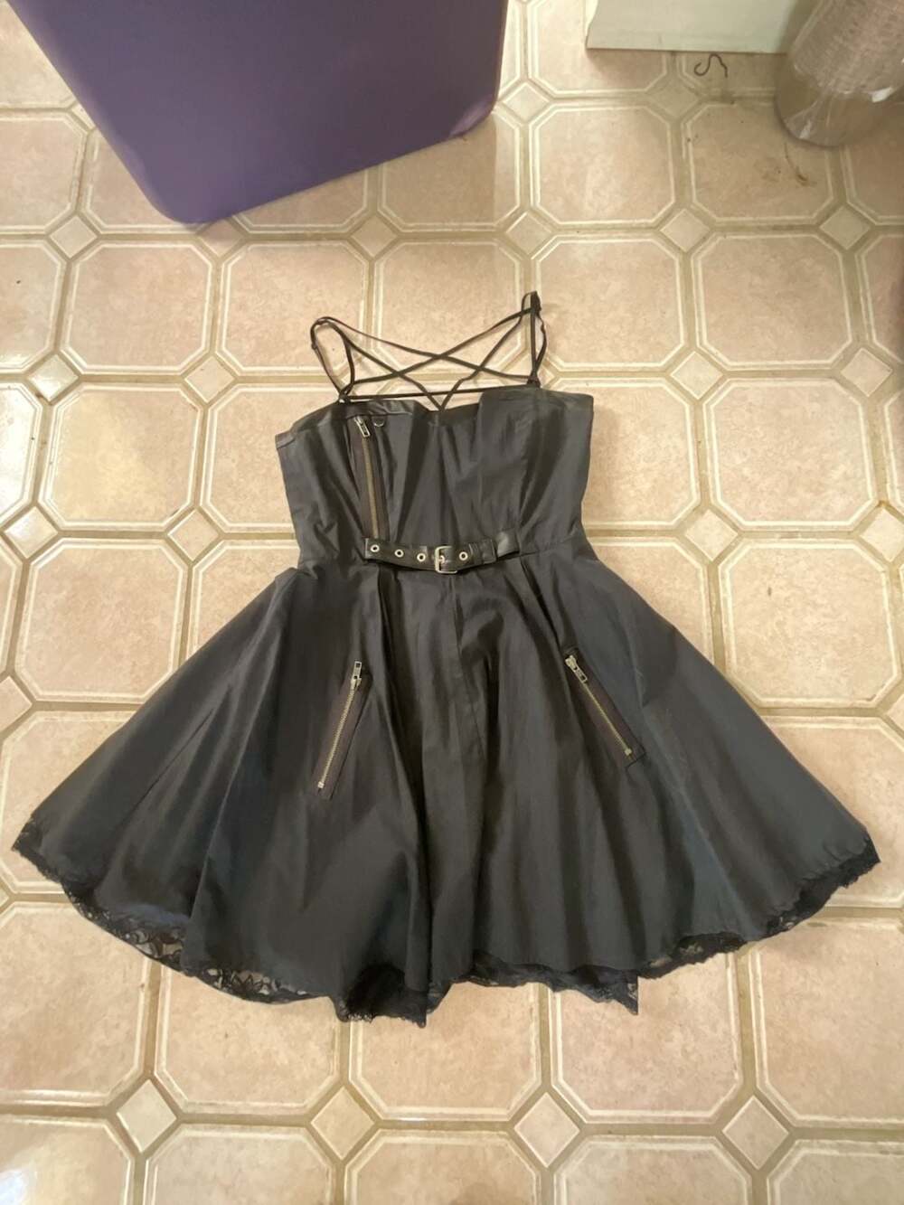 Lucky 13® Women's Pentagram Motorcycle Dress Medium